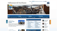 Desktop Screenshot of karlshamn.se
